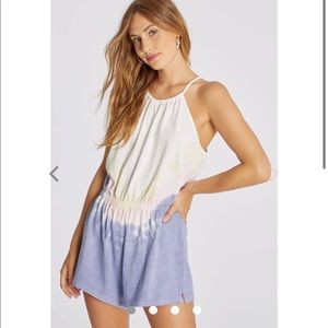 Edelweiss Playsuit Wildfox Tie Dye Medium NWT